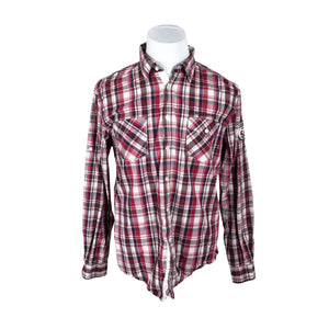 Unisex Esprit - Collared shirt, size XL - Wine red (1)