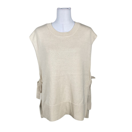 Unisex Selected - Knit vest, size 38 - Beige ()