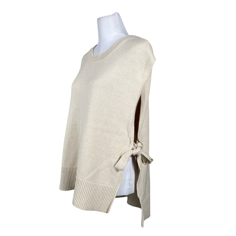 Unisex Selected - Knit vest, size 38 - Beige (2)