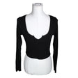 Unisex Even&Odd - Tricot shirt, size 36 - Black ()