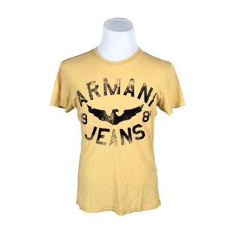 Unisex Armani Jeans - T-shirt, size M - Yellow ()