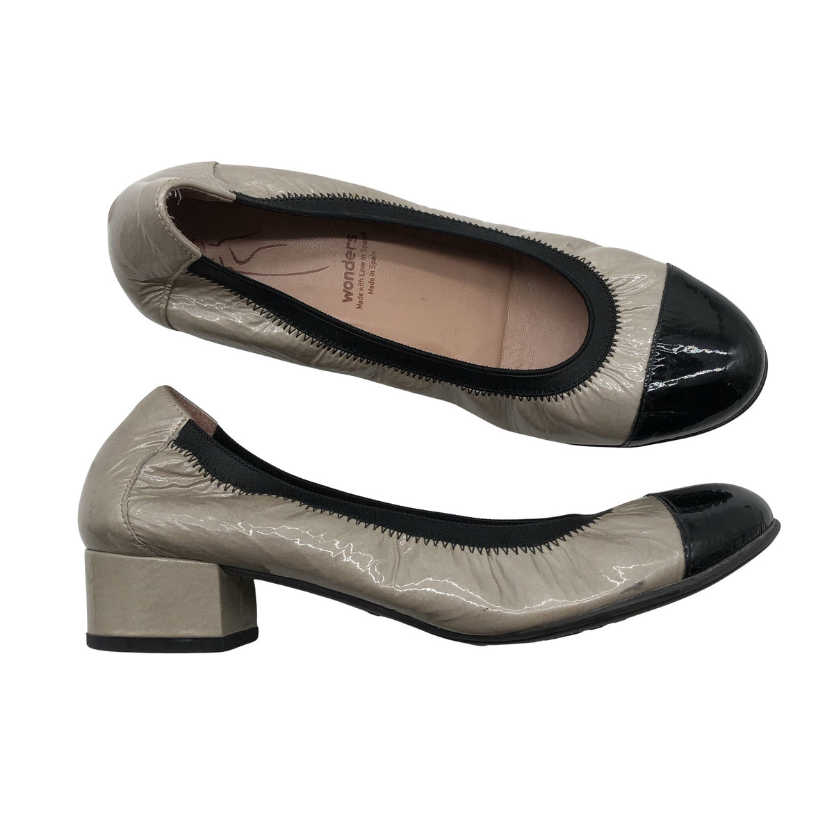 Unisex Wonders - High heels, size 37 - Beige (1)