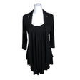 Unisex Khujo - Tricot tunic, size 38 - Black ()