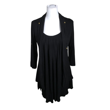 Unisex Khujo - Tricot tunic, size 38 - Black ()