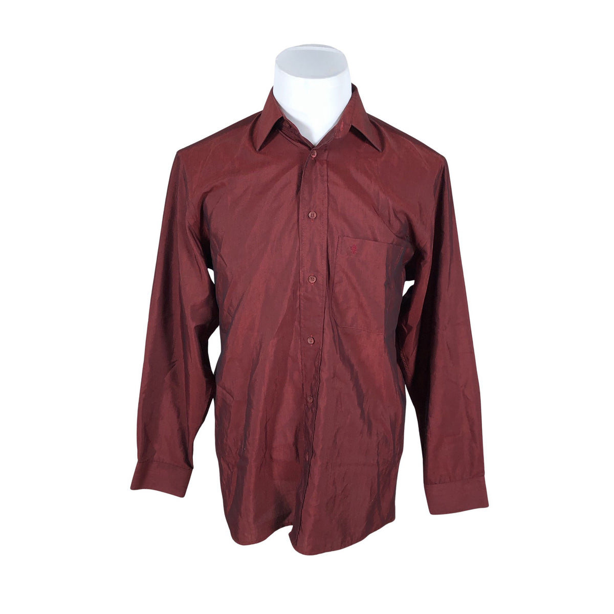 Unisex Petrifun - Collared shirt, size M - Wine red (1)