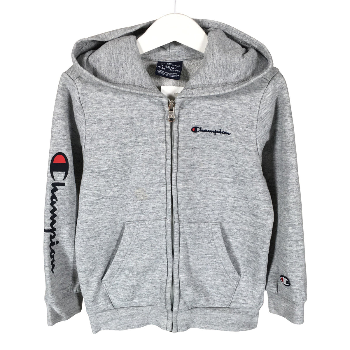 Unisex Champion - Hoodie, size 110 - 116 - Gray (1)