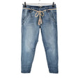 Unisex Cream - Slacks, size 38 - Light blue ()