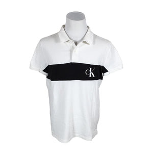 Unisex Calvin Klein Jeans - Polo shirt, size L - White (1)