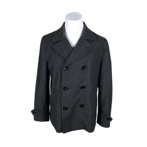 Unisex Marc O'Polo - Wool coat, size L - Gray (1)