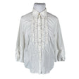 Unisex Cavita - Collared shirt, size 44 - White ()