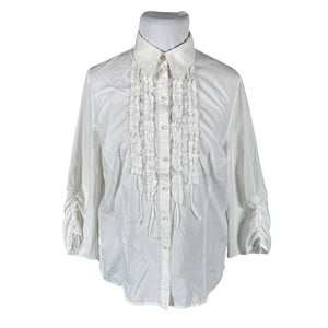 Unisex Cavita - Collared shirt, size 44 - White (1)