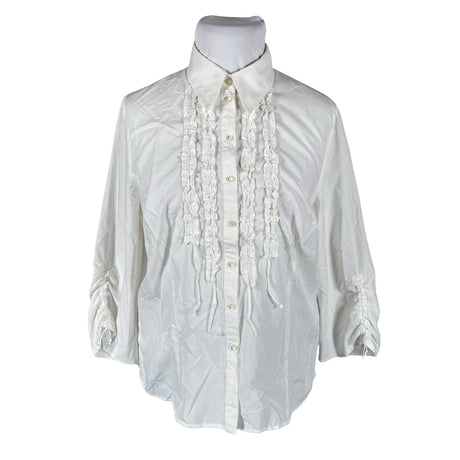 Unisex Cavita - Collared shirt, size 44 - White ()