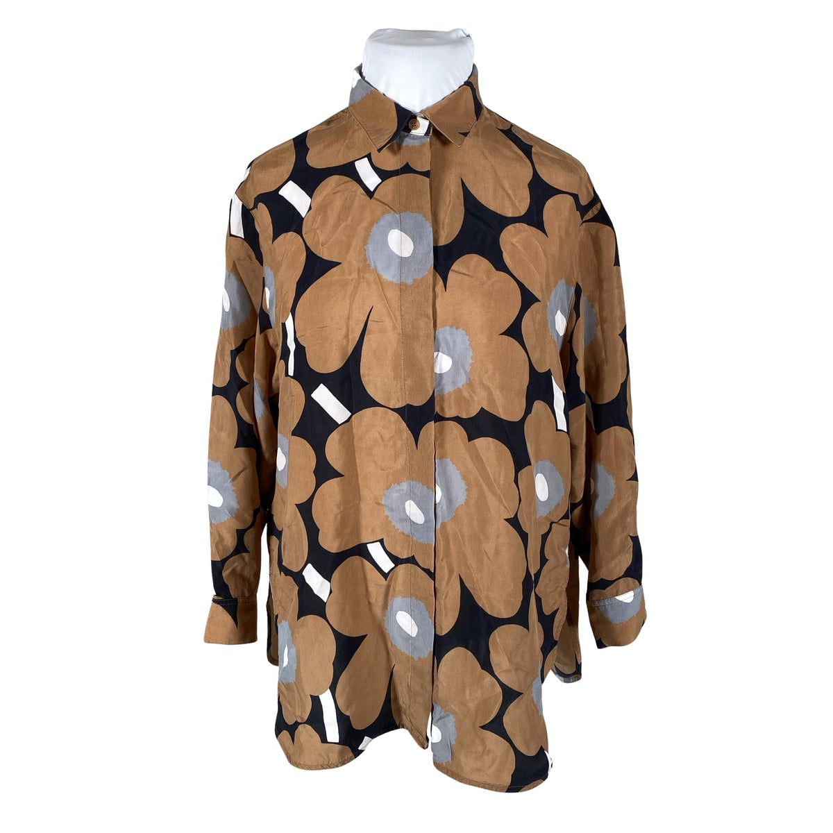 Unisex Marimekko - Blouse, size 42 - Brown (1)