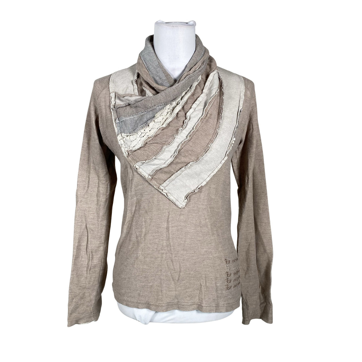 Unisex Desigual - Tricot shirt, size 38 - Beige (1)