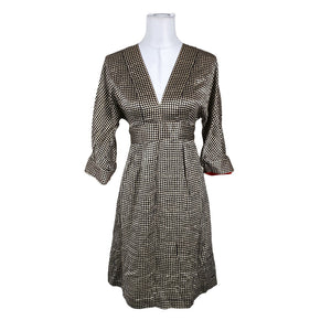 Unisex Tommy Hilfiger - Schiffon dress, size 38 - Brown (1)