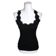 Unisex Rosemunde - Tricot tank top, size 36 - Black ()