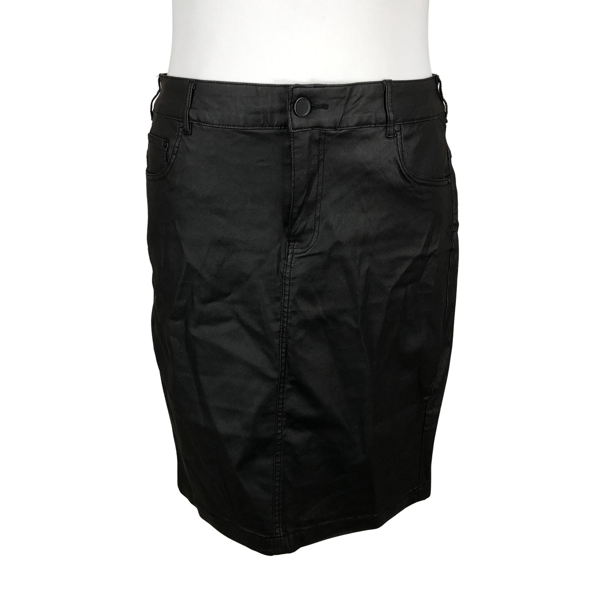 Unisex Zizzi - Fabric skirt, size 48 - Black (1)