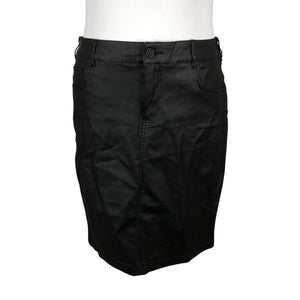 Unisex Zizzi - Fabric skirt, size 48 - Black (1)