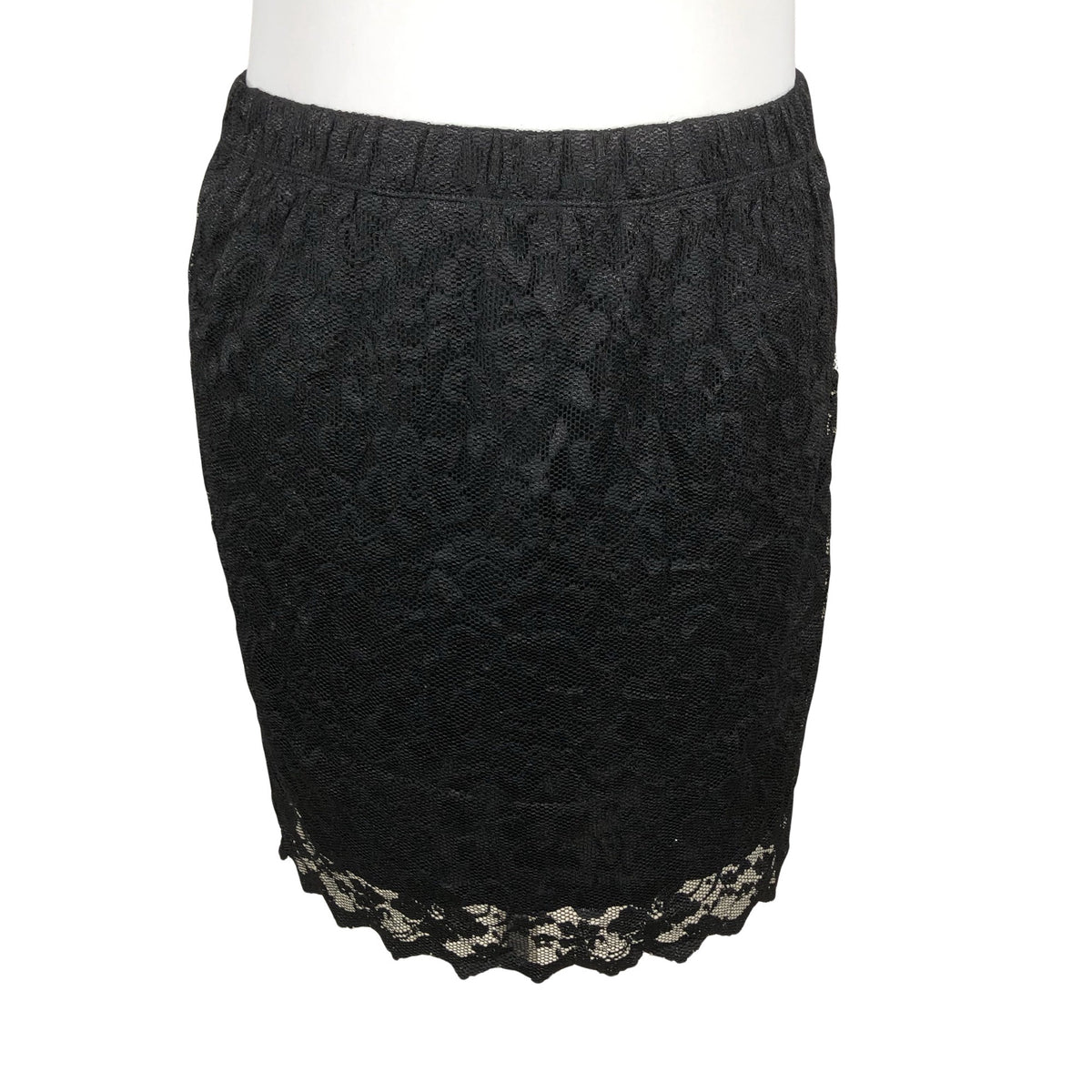 Unisex Zizzi - Tricot skirt, size 42 - Black (1)