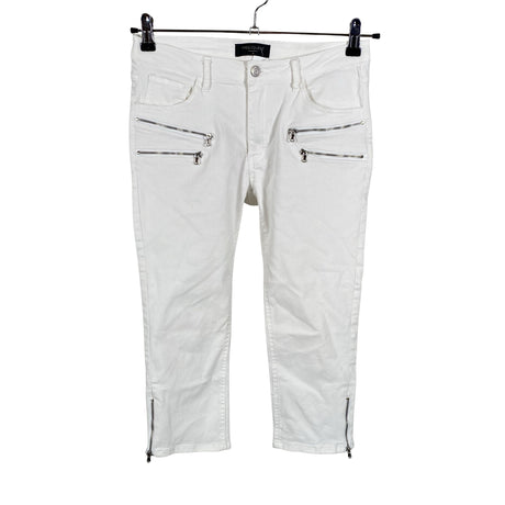 Unisex Free Quent - Capri jeans, size 38 - White ()
