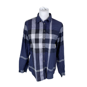 Unisex Burberry Brit - Collared shirt, size 38 - Blue (1)