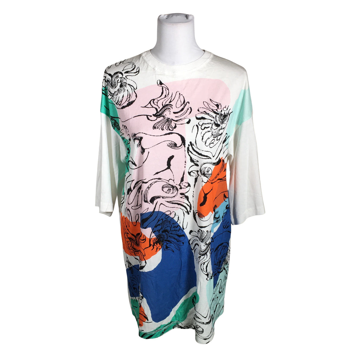 Unisex Marimekko - Tricot tunic, size 36 - White (1)