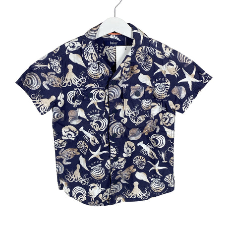 Unisex Baker by Ted Baker - Collared shirt, size 122 - 128 - Blue ()