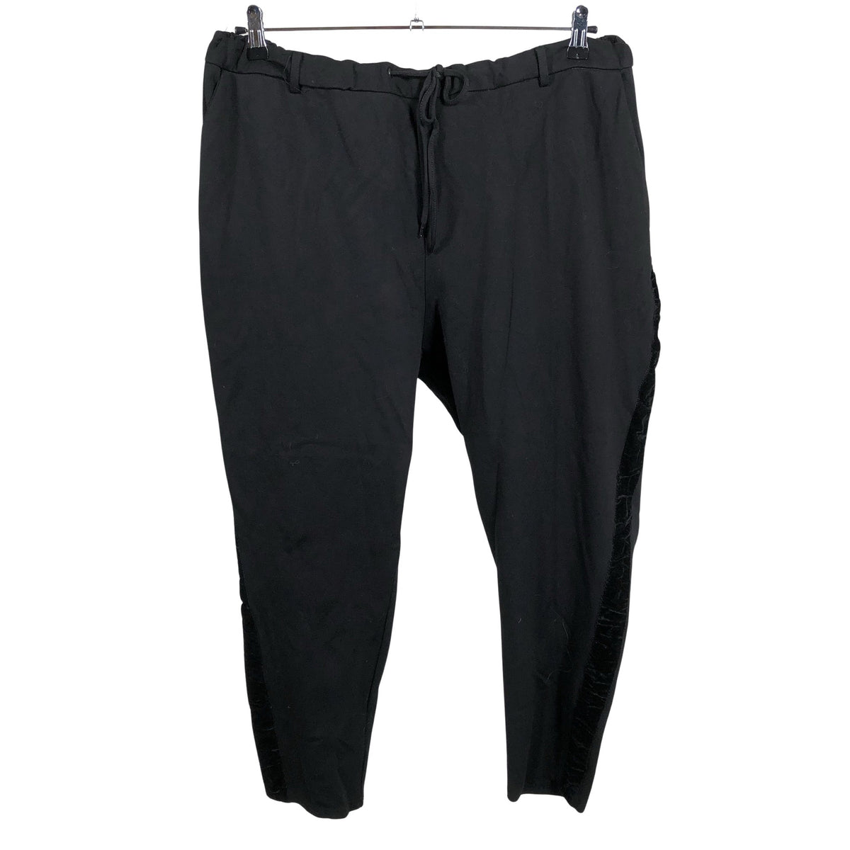 Unisex Zizzi - Tricot pants, size 50 - Black (1)