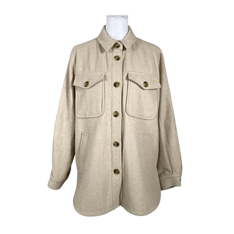 Unisex Part two - Wool coat, size 40 - Beige ()