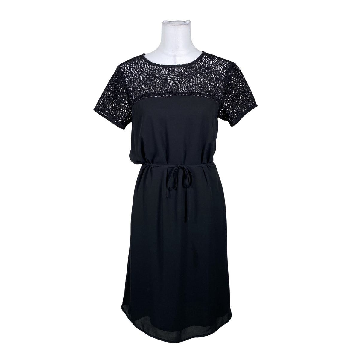 Unisex Soyaconcept - Schiffon dress, size 36 - Black (1)