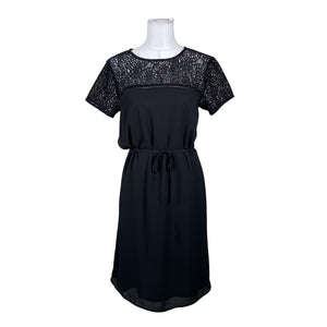 Unisex Soyaconcept - Schiffon dress, size 36 - Black (1)