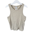 Unisex Lindex - Tricot tank top, size 146 - 152 - Beige ()