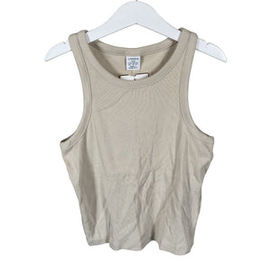 Unisex Lindex - Tricot tank top, size 146 - 152 - Beige (1)