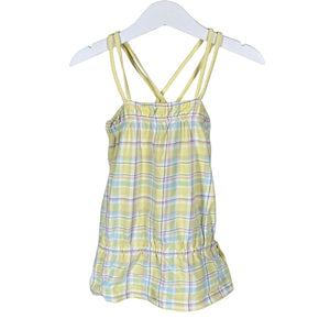 Unisex Lindex - Tricot tank top, size 110 - 116 - Yellow (1)