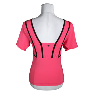 Unisex Adidas - Sports shirt, short sleeve, size 36 - Pink (2)