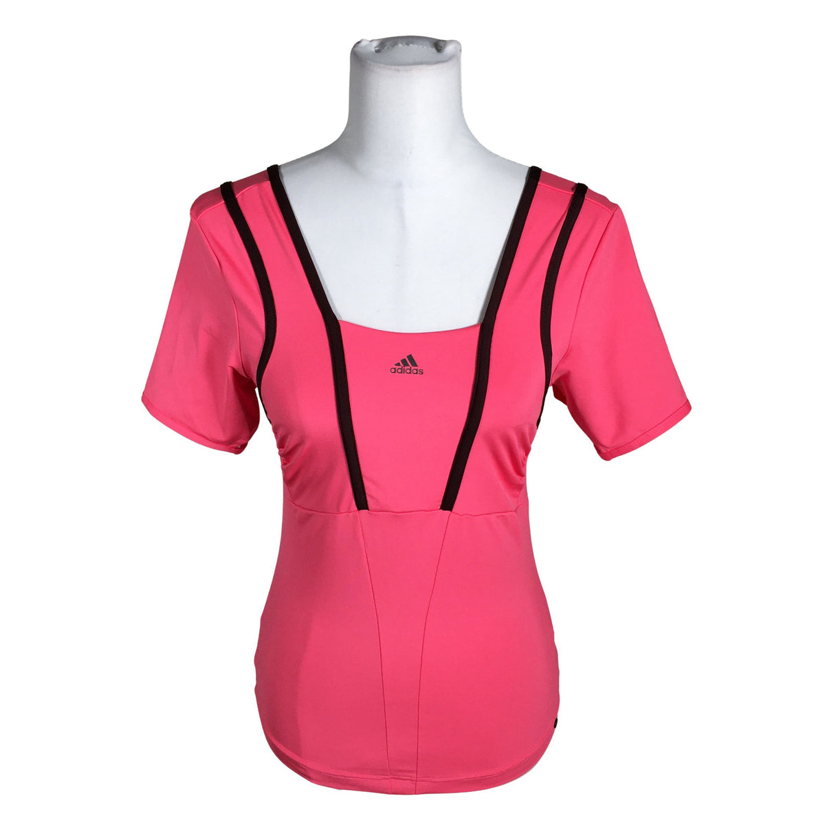 Unisex Adidas - Sports shirt, short sleeve, size 36 - Pink (1)