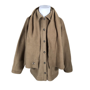 Unisex Donaldson - Fleece jacket, size 44 - Brown (1)