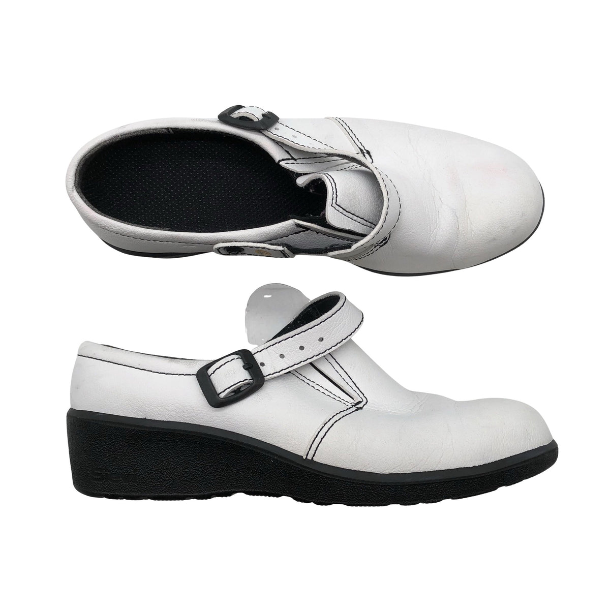 Unisex Sievi - Slip-on shoes, size 38 - White (1)