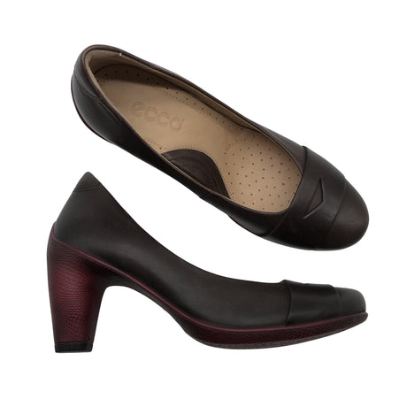 Unisex Ecco - High heels, size 36 - Brown ()