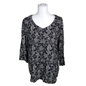 Unisex O.I.S - Schiffon tunic, size 38 - Black (1)