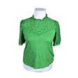 Unisex Morgan - Short-sleeved blouse, size 42 - Green ()