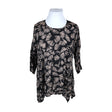 Unisex The Masai - Schiffon tunic, size 42 - Black ()