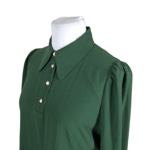 Unisex Tara Jarmon - Schiffon dress, size 44 - Green (3)