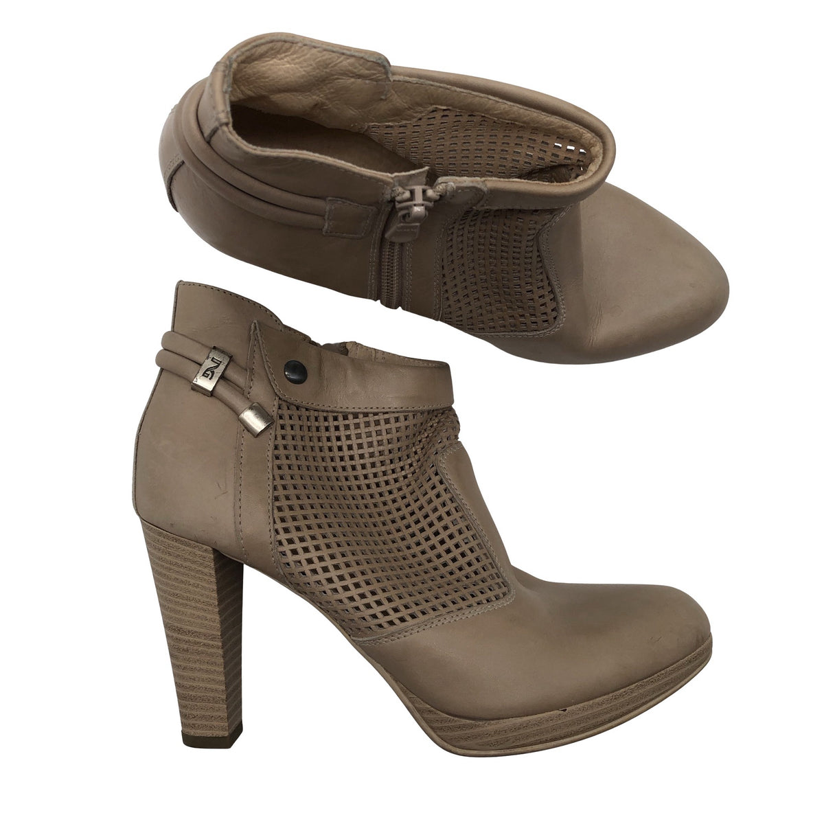 Unisex Nero Giardini - Ankle boots, size 38 - Beige (1)