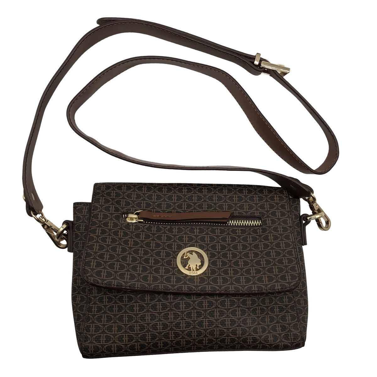 Unisex U.S. Polo Assn. - Shoulder bag, size Mini - Brown (1)