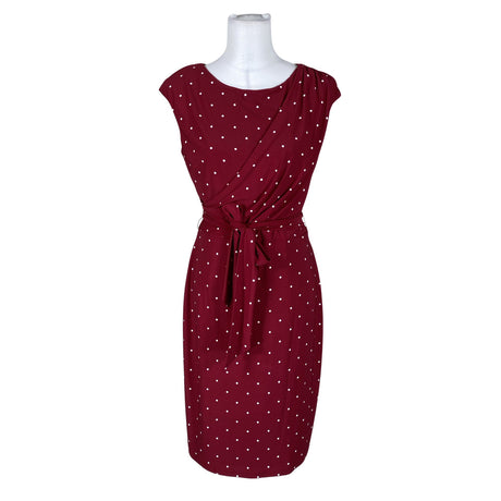 Unisex Lauren Ralph Lauren - Tricot dress, size 40 - Wine red ()