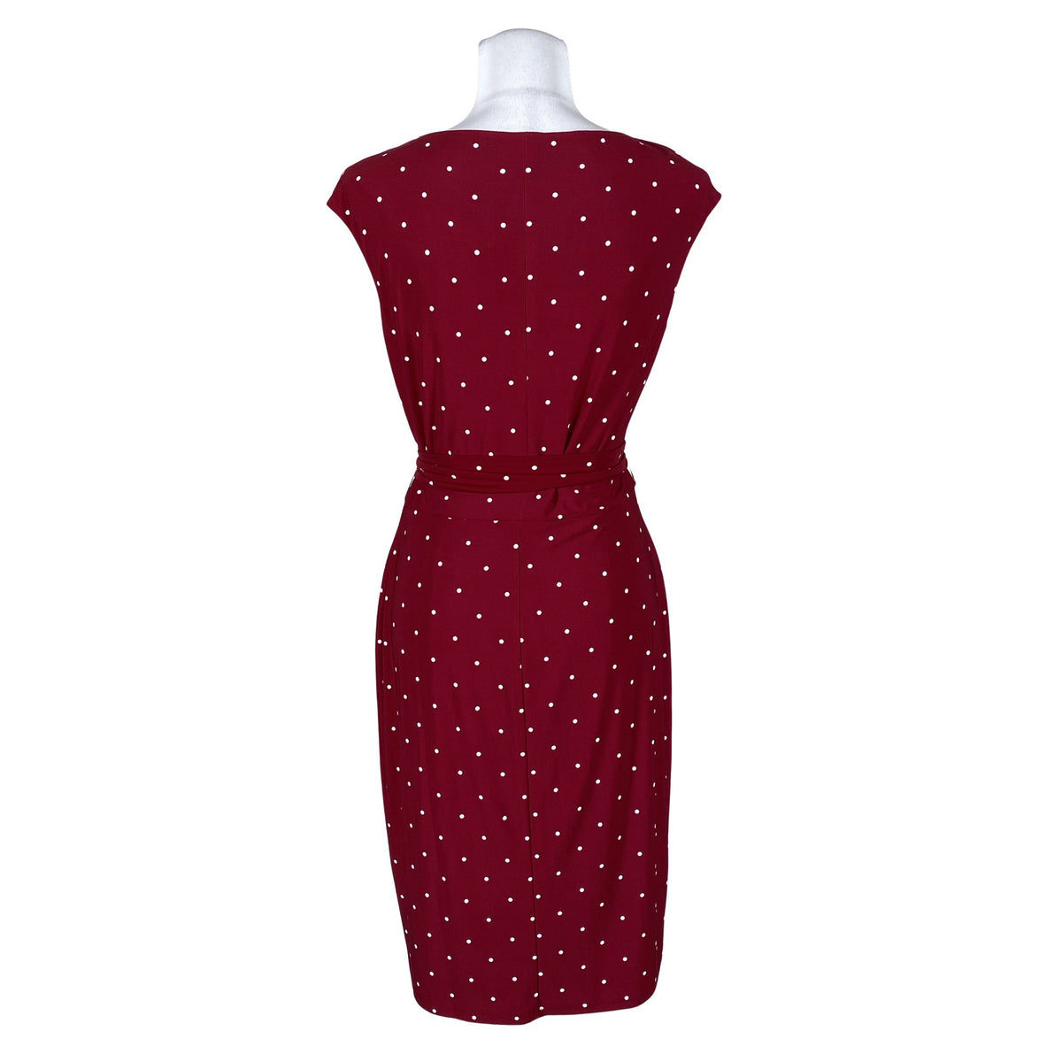 Unisex Lauren Ralph Lauren - Tricot dress, size 40 - Wine red (2)
