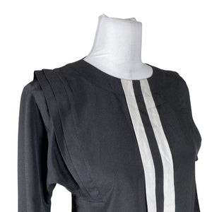Unisex Ted Baker - Schiffon dress, size 34 - Black (3)