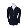 Unisex Burberry Brit - Polo shirt, size 38 - Black ()