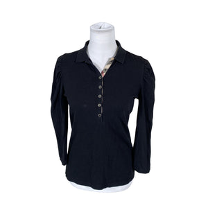 Unisex Burberry Brit - Polo shirt, size 38 - Black (1)